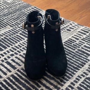 Tory Burch Patricia Black Booties, size 6 1/2